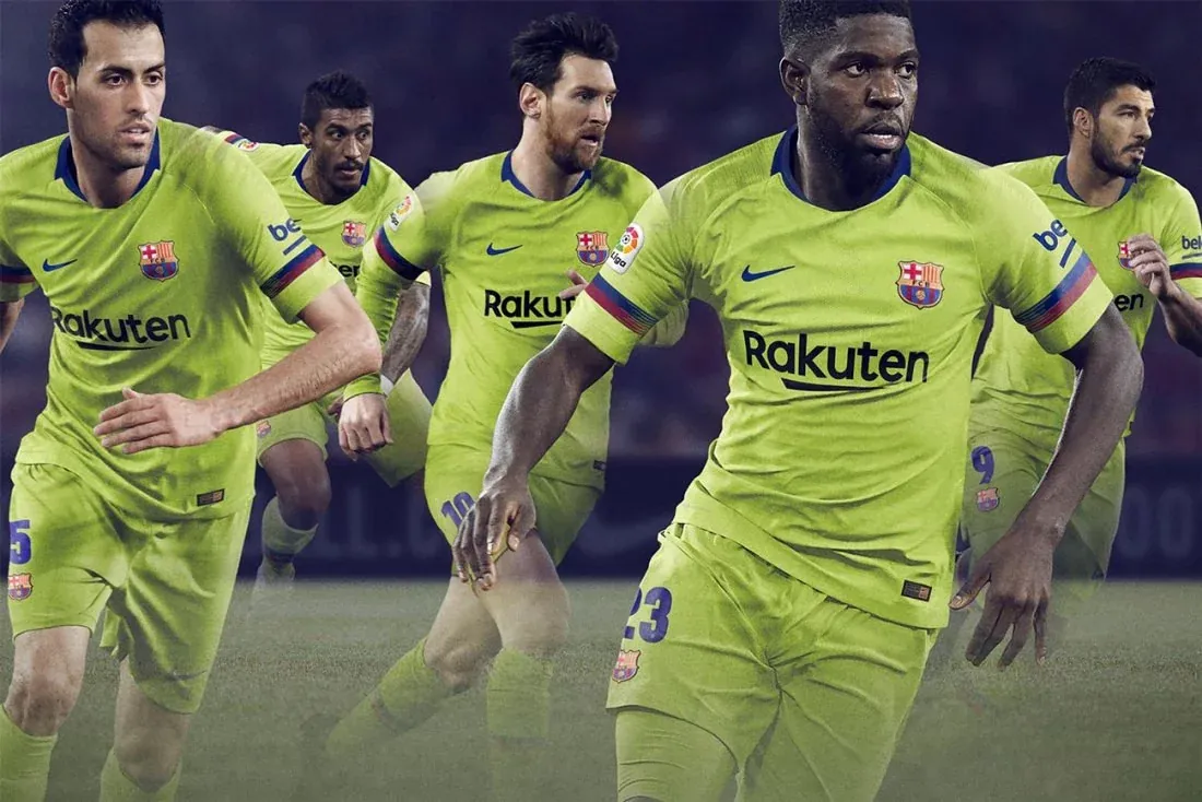 2018/2019 FC Barcelona Away Kit