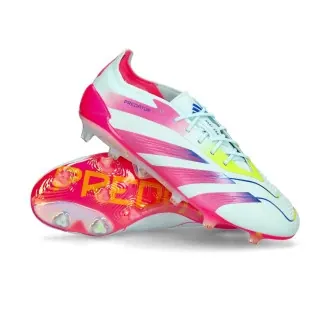 Football Boots Predator Elite L FG Almost Blue-Lucid Pink-Semi Solar Yellow