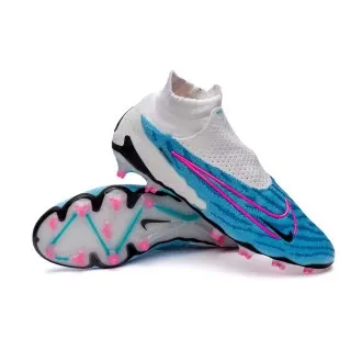 Football Boots Phantom GX Elite DF FG Baltic Blue-Pink Blast-White