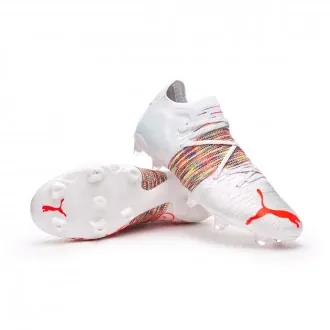 Football Boots Future 1.1 FG/AG White-Red Blast