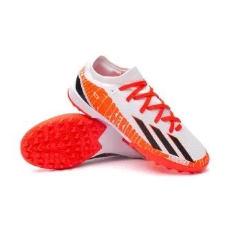 Football Boots Kids X Speedportal Messi .3 Turf White-Core Black-Solar Red