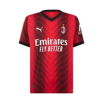 Camiseta AC Milan Primera Equipación Authentic 2023-2024 Red-Black