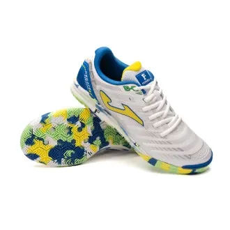 Futsal Shoes Regate Rebound Edición Especial Ferrao White-High Risk Red-Cool Gray