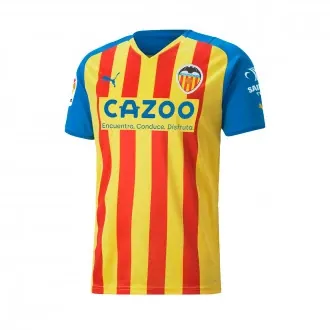 T-Shirt Valencia CF Third Jersey Match 2022-2023 Dandelion-Red