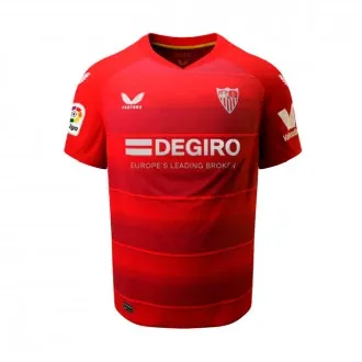 T-Shirt Sevilla FC Away Jersey 2022-2023 Biking Red