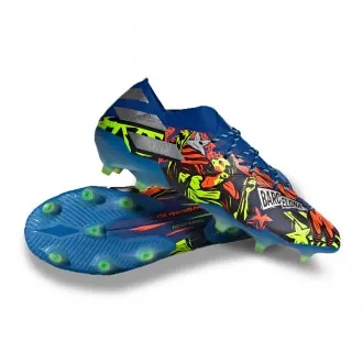 Bota Nemeziz Messi 19.1 FG Team royal blue-Silver metallic-Solar yellow