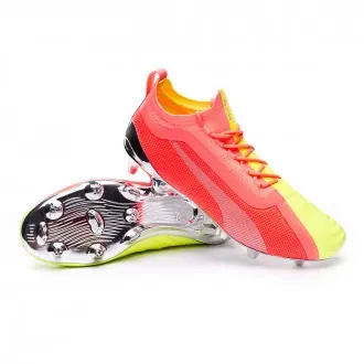 Football Boots One 20.1 FG/AG OSG Energy Peach-Fizzy Yellow-Aged Silver