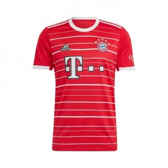 T-Shirt FC Bayern Home Jersey 2022-2023 Red