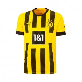 T-Shirt Borussia Dortmund Home Jersey 2022-2023 Cyber Yellow