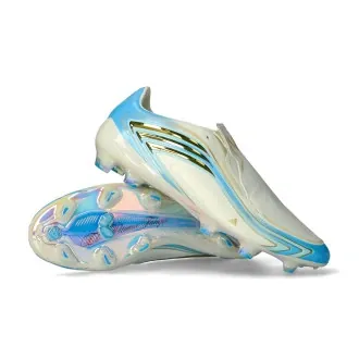 Bota F50 Messi Elite FG Ivory-Semi Blue Burst-Icey Blue