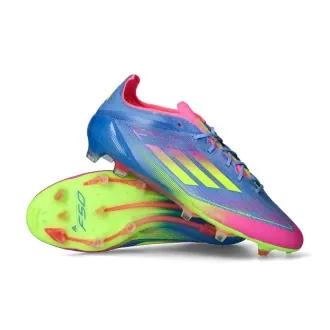 Football Boots F50 Elite FG Blue Fusion-Lucid Lemon-Lucid Pink