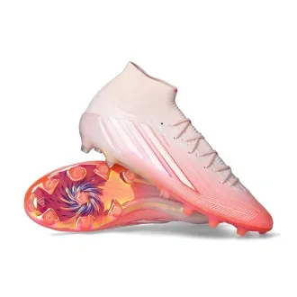 Football Boots Women F50 Sparkfusion Elite FG/AG Tursol-Footwear White-Distilled Pink
