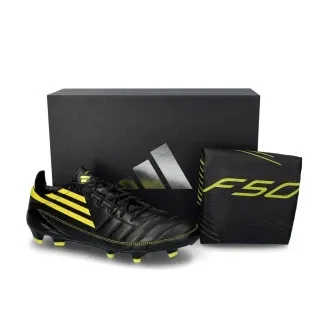 Football Boots F50 Elite Leather FG 2010 Core Black-Yellow-Utility Yellow