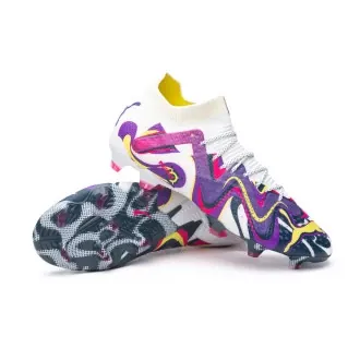 Football Boots Future Ultimate FG/AG White-Violet