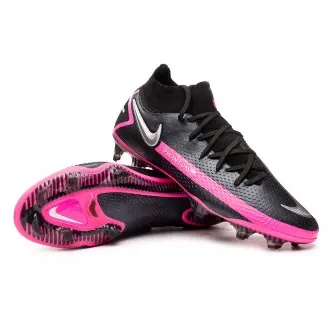 Bota Phantom GT Elite DF FG Black-Metallic Silver-Pink Blast