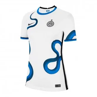 T-Shirt Women Inter de Milan Stadium Away Jersey 2021-2022 White-White-Black