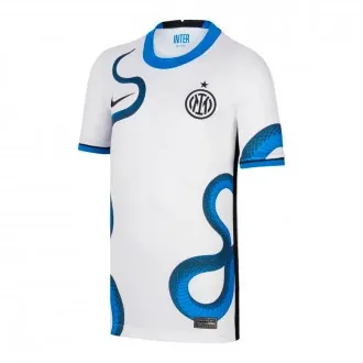 T-Shirt Kids Inter de Milan Stadium Away Jersey 2021-2022 White-White-Black