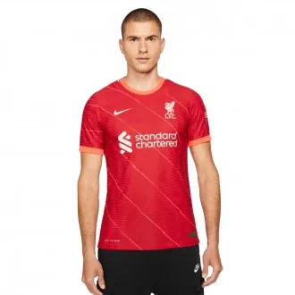 T-Shirt Liverpool FC Home kit Match 2021-2022 Gym Red-Bright Crimson-Fossil