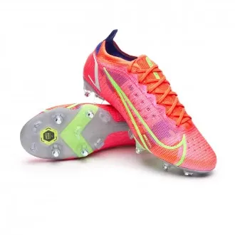 Football Boots Mercurial Vapor 14 Elite SG-Pro Anti-Clog Bright Crimson-Metallic Silver-Indigo Burst