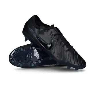 Football Boots Tiempo Legend 10 Elite FG Black-Black-Deep Jungle