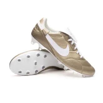 Bota Premier III FG Mtlc Gold Grain-White-Mtlc Gold Grain