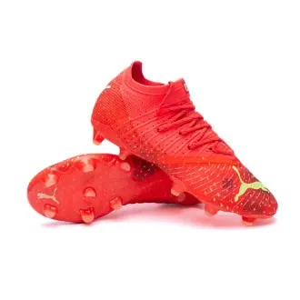 Football Boots Future 1.4 FG/AG Fiery Coral-Fizzy Light-Black-Salmon