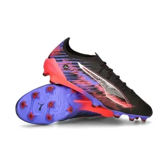Bota Ultra 5 Ultimate F1 FG Black-White-Sunset Glow-Dark Amethyst