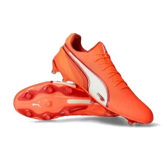 Football Boots King Ultimate FG/AG Glowing Red-White-Red Fire