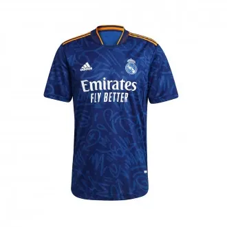 T-Shirt Real Madrid CF Segunda Equipación Authentic 2021-2022 Victory Blue