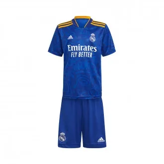Kit Real Madrid CF Segunda Equipación 2021-2022 Niño Victory Blue
