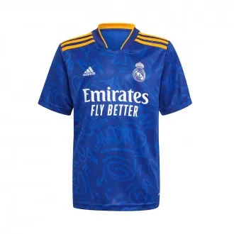 T-Shirt Real Madrid CF Segunda Equipación 2021-2022 Niño Victory Blue