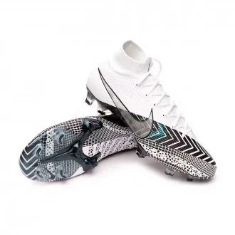 Football Boots Mercurial Superfly 7 Elite MDS FG White-Black