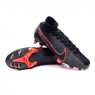 Football Boots Mercurial Superfly 7 Elite FG Black-Dark Smoke Grey-Chile Red