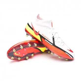 Football Boots Phantom GT2 Elite DF AG-Pro White-Bright Crimson-Volt-Black