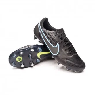 Football Boots Tiempo Legend 9 Elite ACC SG-Pro Black-Iron Grey-University Blue