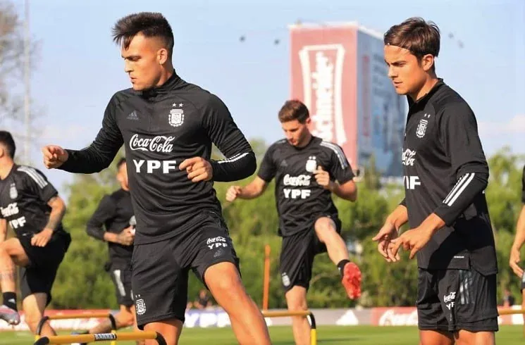 Paulo Dybala trains in the Next Gen edition of the adidas Copa football boots