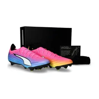 Football Boots Ultra 6 Carbon FG Poison Pink-Black-Sun Stream-Bright Aqua