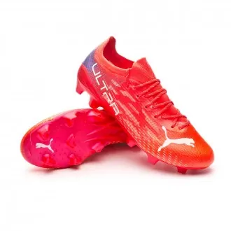 Bota Ultra 1.3 FG/AG Sunblaze-White-Bluemazing