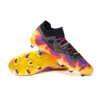 Football Boots Future Ultimate FG/AG Violet-Black-Yellow Sizzle-Rickie Orang