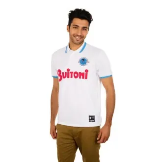 T-Shirt Maradona x COPA Napoli 1986 - 87 Away White