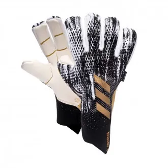 Gloves Predator Pro Fingersave Black-White-Gold Metallic