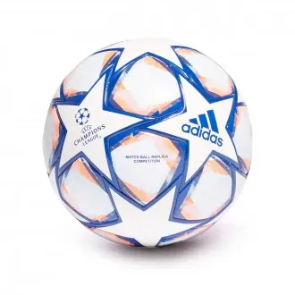 Ball UEFA Champions League Competition White-Team Royal Blue-Signal Coral-Sky Tint
