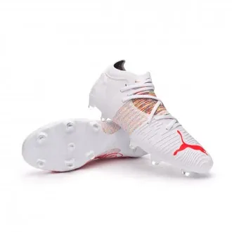 Bota Future 3.1 FG/AG White-Red Blast