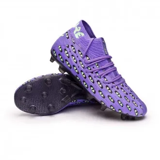 Football Boots Future 6.1 Neturfit Fear FG/AG Luminous Purple-Elektro Green-Black
