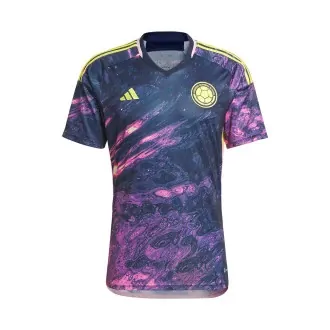 T-Shirt Colombia Away Jersey Women&rsquo;s World Cup 2023 Multicolour
