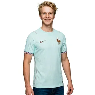 Jersey Authentic France FFF Away kit World Cup 2026 Light Blue