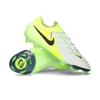 Bota Phantom GX II Elite FG Mtlc Silver-Black-Volt