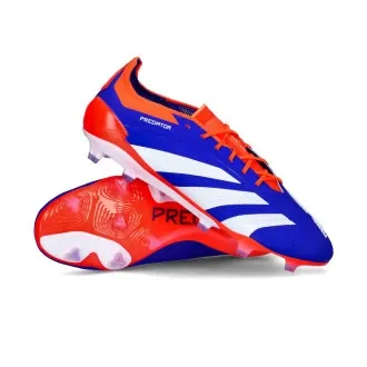 Football Boots Predator Elite L FG Lucid Blue-White-Solar Red