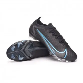 Football Boots Mercurial Vapor 14 Elite FG Black-Iron Grey-University Blue