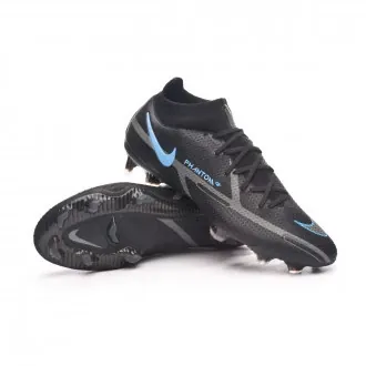 Football Boots Phantom GT2 Elite DF FG Black-Iron Grey-University Blue
